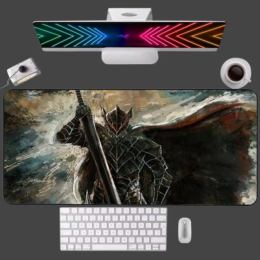 Anime Berserk Mouse Pad Gaming Professional E-sports Gamers Speed Pc Natural Rubber Keyboard Notebook Computer Desk Mat Mousepad