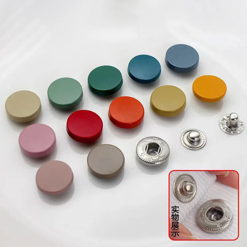 20 шт./комплект металлические кнопки для одежды курток джинсов |