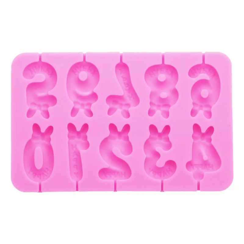 

Мультяшный 0-9 лук цифровой фотоэлемент Сделай Сам шоколад сыр свеча форма инструменты для украшения торта 19-189