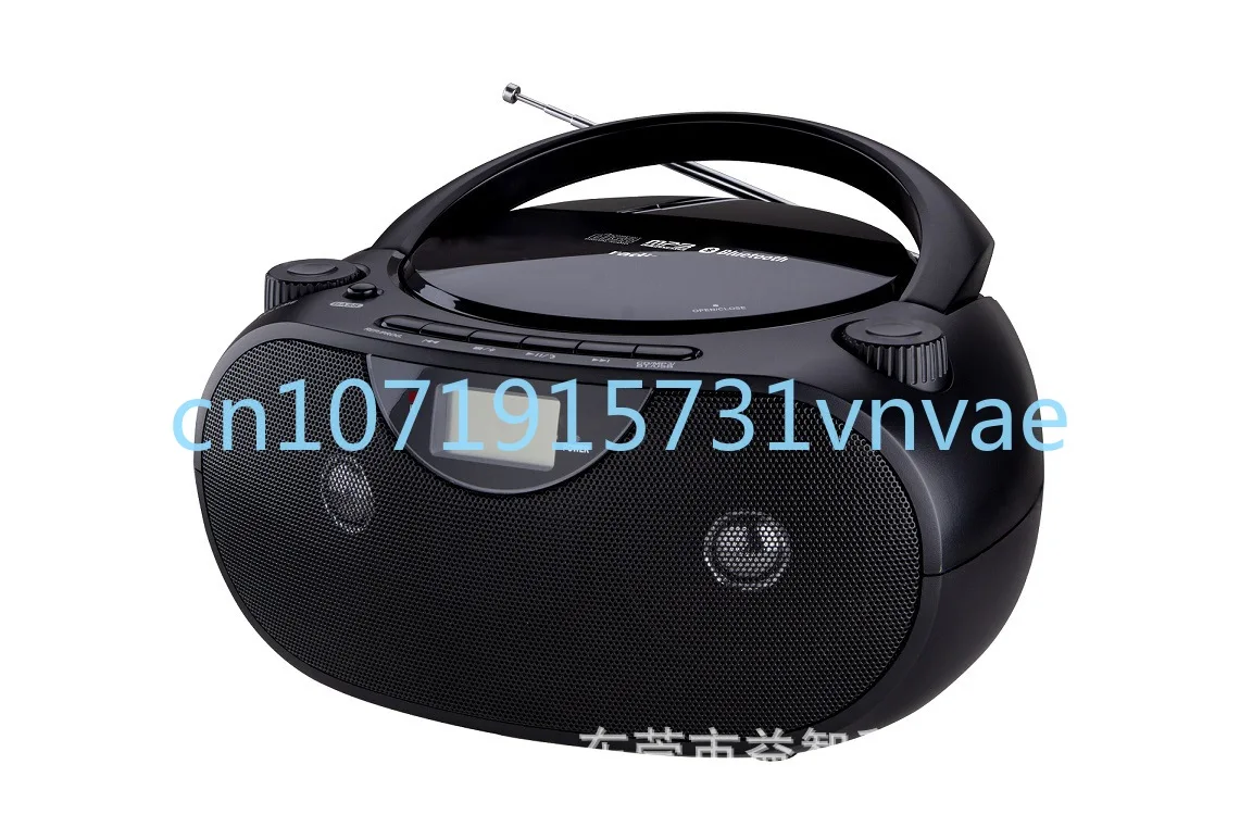 Портативный стерео CD-плеер Boombox с AM/FM портативным Радио Bluetooth USB