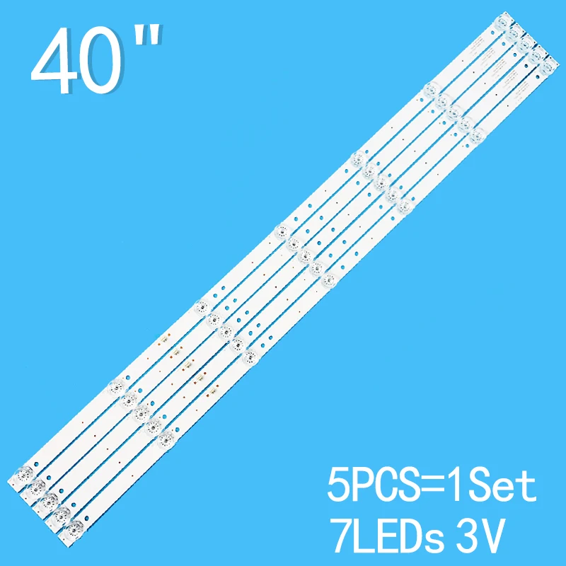 

New 5PCS/lot For 40" TV 40LE6120 UA40EP1100S JS-D-JP40EU-071EC E40EP-K1000-MCPCB V400HJ6 PE1 HX40N2176 LE40B8000TF