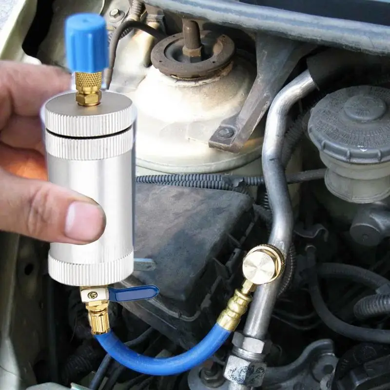 R134A Комплект для заправки хладагента Шланг Кондиционер Дозирующий клапан