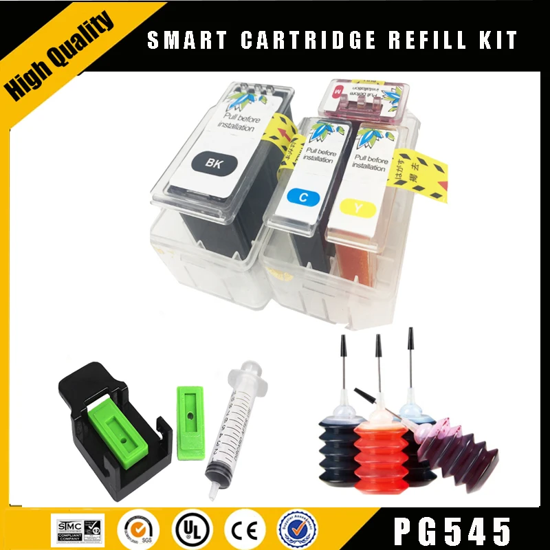 

Einkshop pg-545 545XL 546XL Smart Cartridge Refill Kit for Canon PG545 CL546 for Pixma MG3050 2550 2450 2550S 2950 MX495