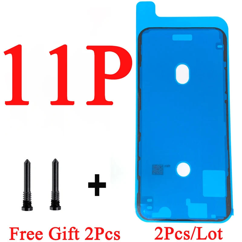 2PCS Waterproof LCD Frame Bezel Seal Tape For iPhone 13 12 Mini 11 Pro X XR XS Max 8 7 Back Housing Pre-Cut Glue Adhesive Stick - купить по