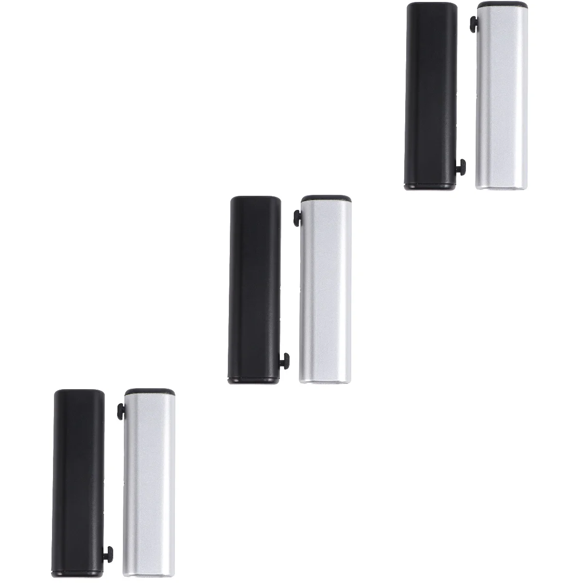 

6 PCS Computer Keyboard Cleaning Brush Dust Remover Retractable Brush Home Cleaning Brush (Silver + Black)