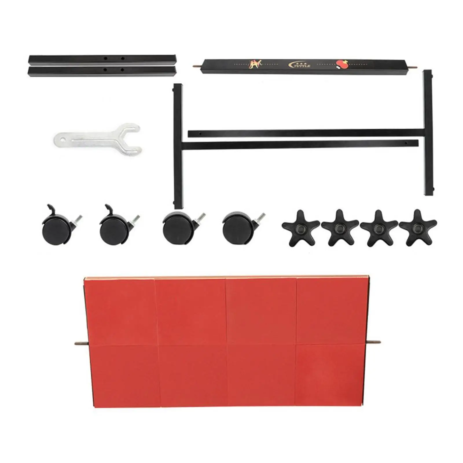 Доска для настольного тенниса с саморегулирующейся регулировкой и колесами