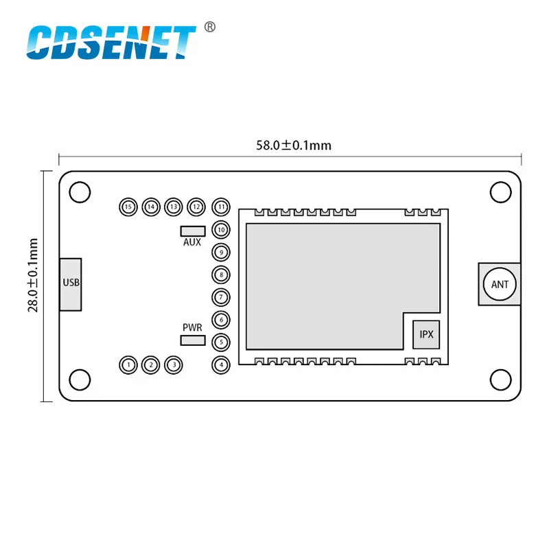 SX1262 LoRa Module 5km Long Range 868M 915MHz Transceiver Test Board Kits USB E22-900TBL-01 rf Development Board for