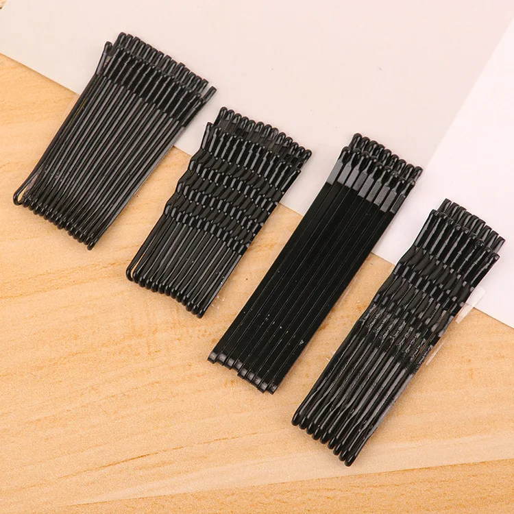 

Hot NEW Black Hairpins For Women Hair Clip Lady Bobby Pins Invisible Wave Straight Hairgrip Barrette Styling Tools Accessories