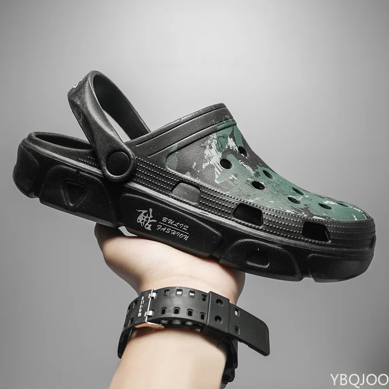 

Сандалии мужские из ЭВА, дышащие, без шнуровки, летние