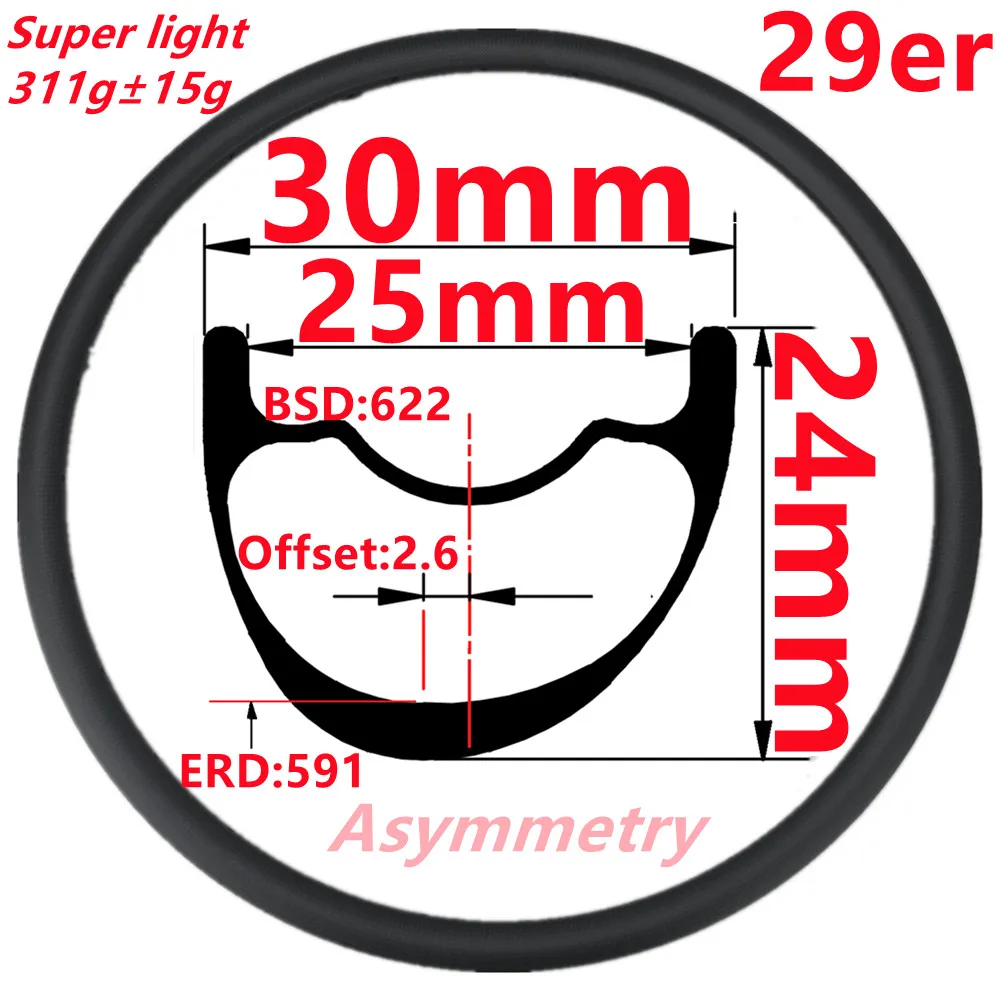 MTB Карбоновый обод UD матовый 28 отверстий 29er/27.5er 650B Размер велосипеда 30X30 20X34 Суперлегкие XC Ободы для велосипеда.