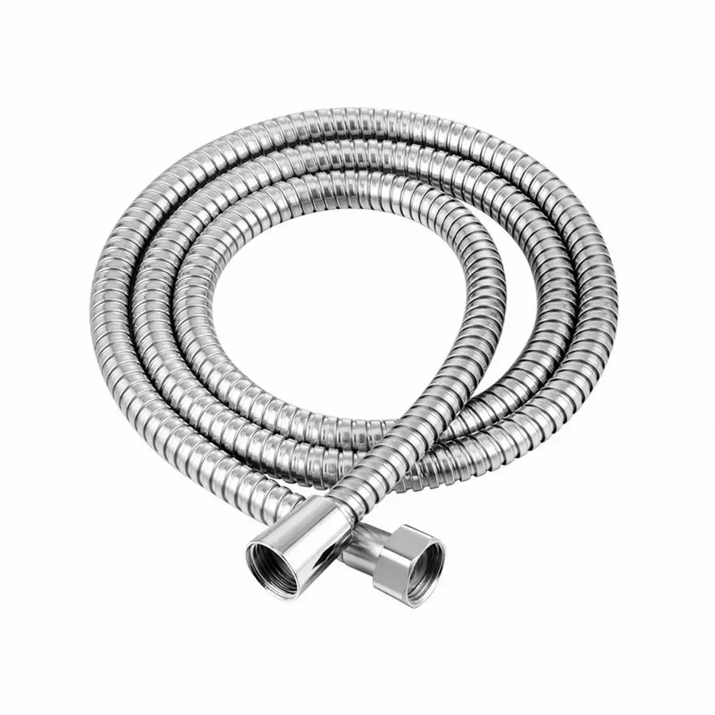 Flexible 2M Stainless Steel Shower Hose Extra Long Explosion-proof Silver Handheld Anti Winding Suitable Cold Hot Water |
