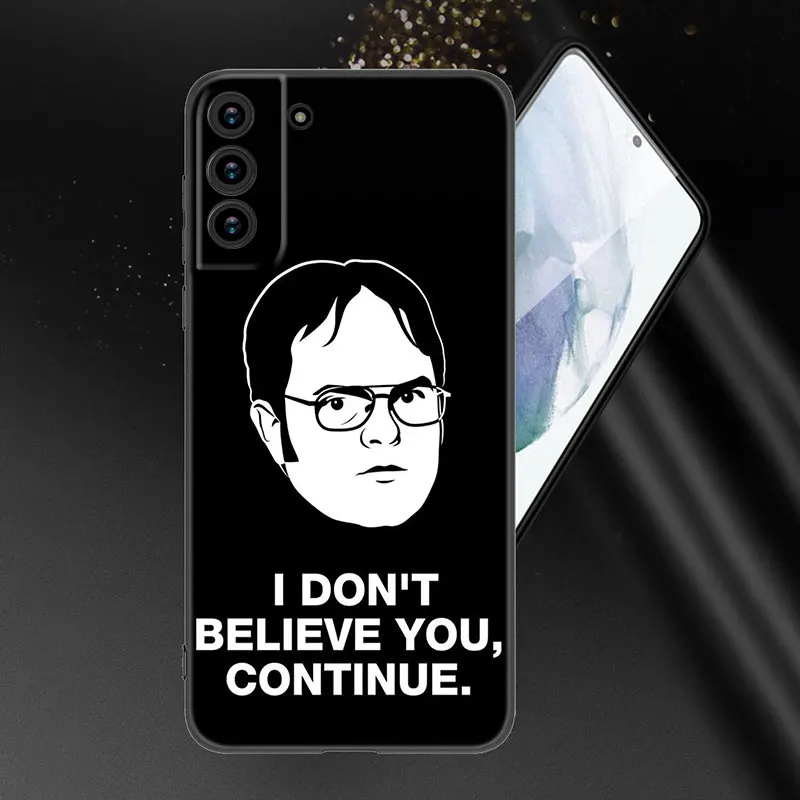 The Office Tv Show What She Said Phone Case For Samsung Galaxy S23 S22 S21 S20 Ultra FE S10E S10 Lite S9 S8 Plus S7 S6 Edge images - 6