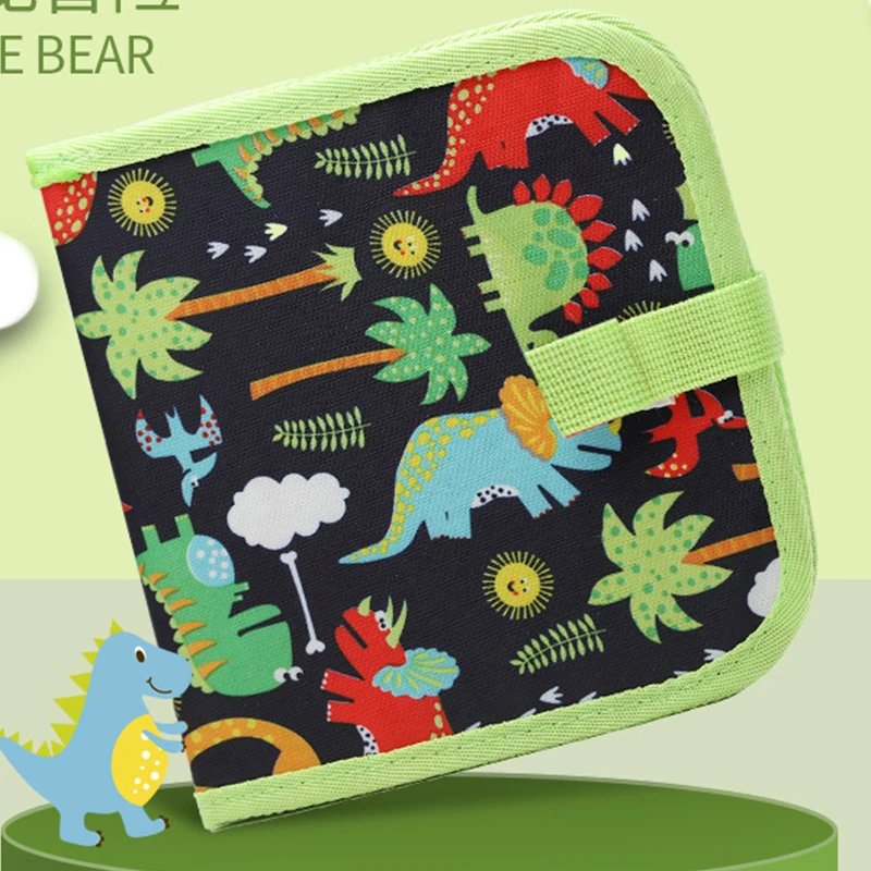 

VIP link dropshipping Kid Portable Painting Book Double-sided Erasable Drawing Book Animal Graffiti Writing Board