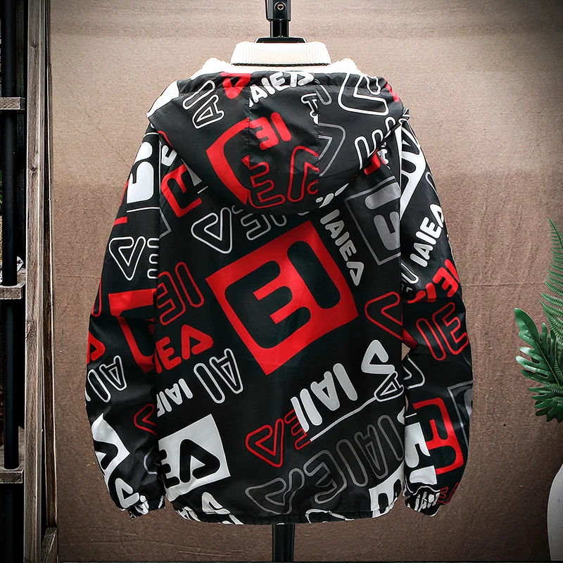 2022 New Winter Jacket Men Plus Velvet Warm Fashion Jacket Hooded Waterproof Female Coat Thick Windbreaker Parka Plus Size 4XL