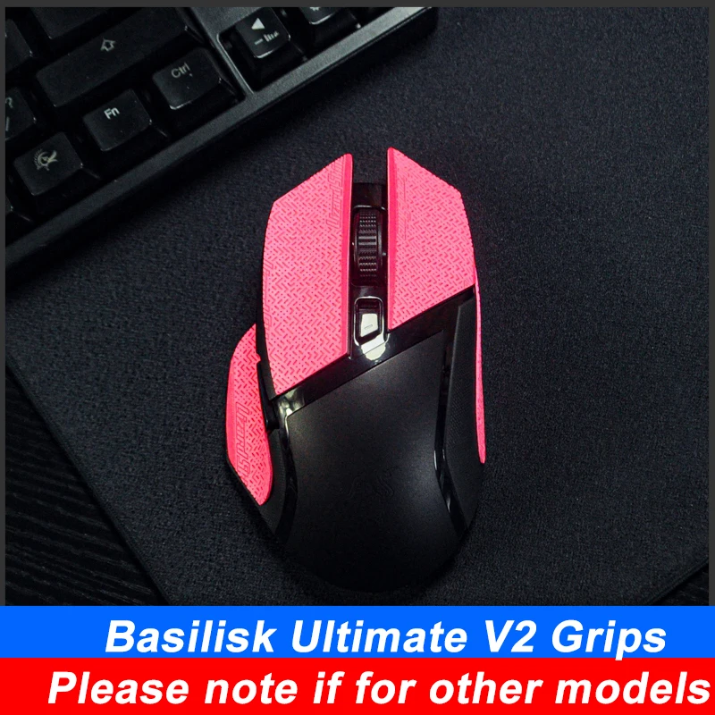 Cena LYB Mouse Taśma Ochronna Do Deskorolki Skate Naklejka Wykonana Ręcznie Antypoślizgowa Jaszczurka Skóra Ssać Pot Dla Razer Basilisk Ultimate V2 Ultra Thin Esport Game
