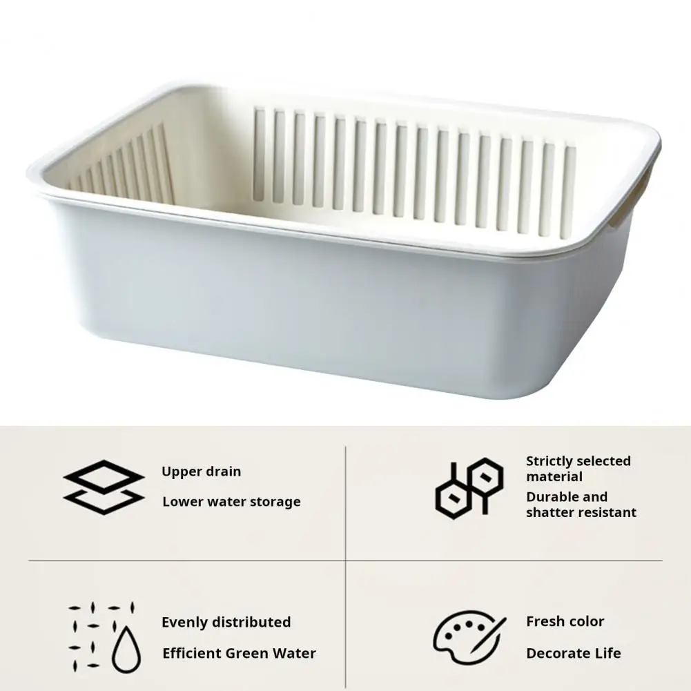 Дренажная корзина двойного назначения многофункциональный двухслойный