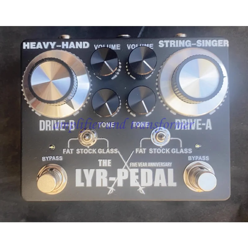 

LY ROCK обновленная версия KING TONE перегруз искажение stompbox оригинальная клон, звук теплый и естественный