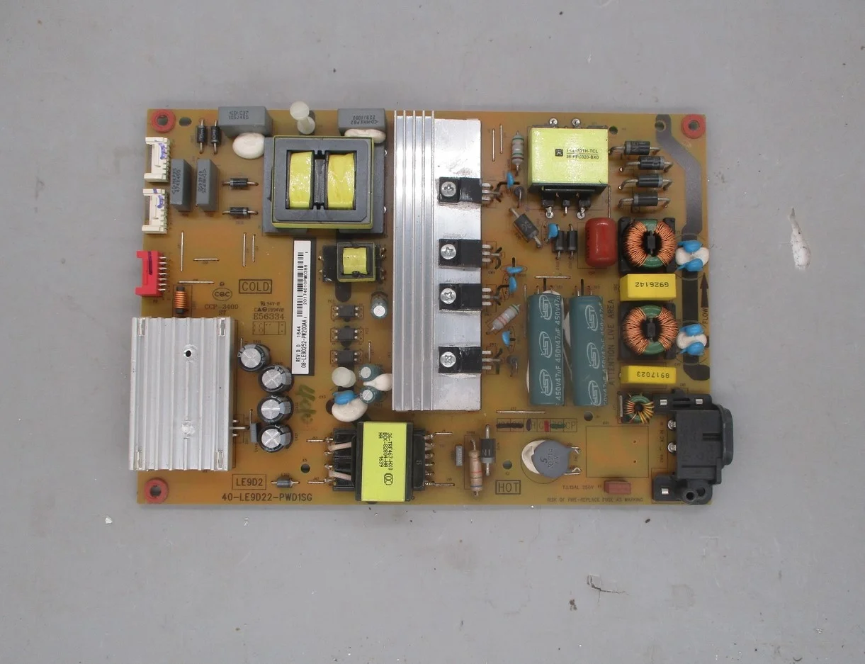 

Disassemble for Tcl L55c1-cud Power Board 40-le9d22-pwd1sg 08-le9d252-pw200aa