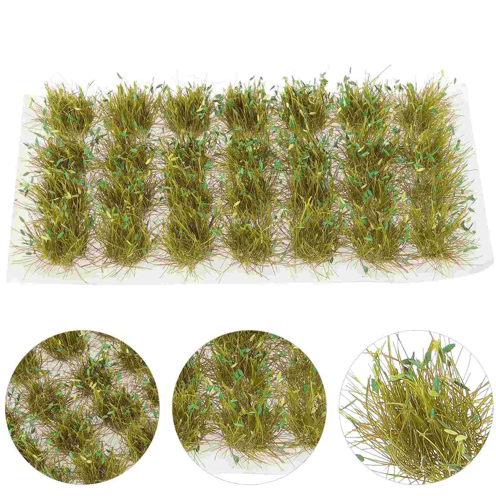 

Box Model Grass Tufts Terrain Model Kit Resin Static Scenery Model Fake Moss Grass Miniature Bases Train Landscape Railway