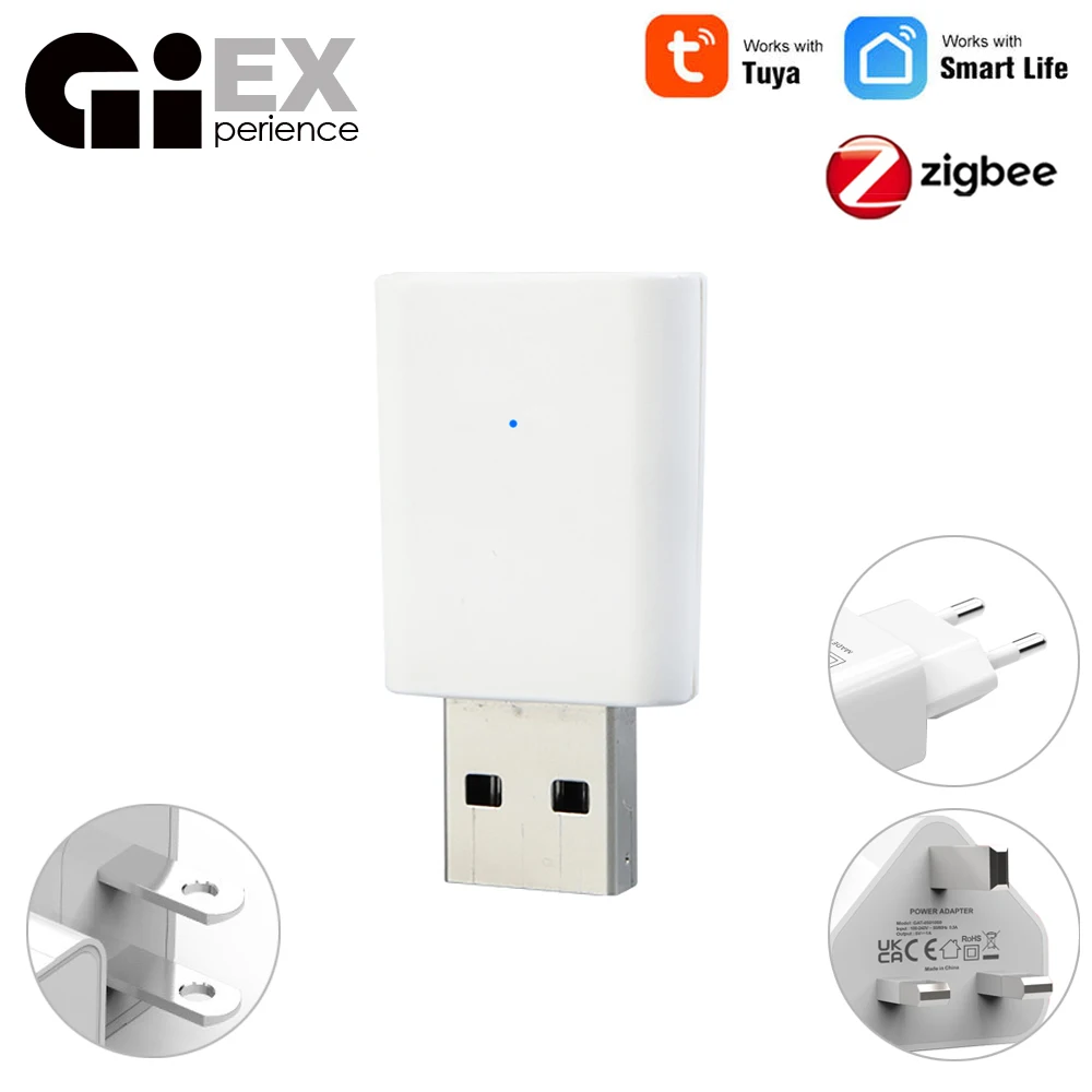 Ретранслятор сигнала Tuya ZigBee 3 0 USB удлинитель для Smart Life 2MQTT