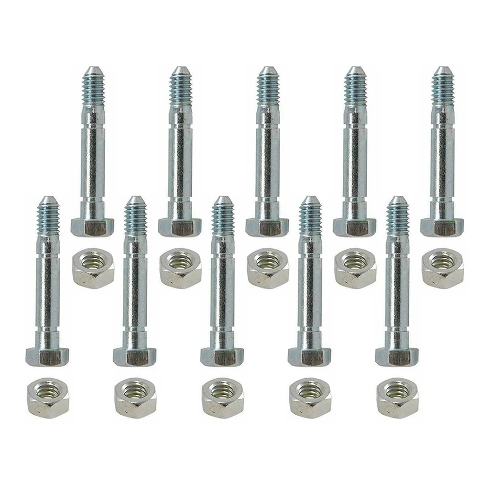 

1032D 1128DDE Shear Pins Lock Nuts 510015 51001500 709155 Durable High Quality Nuts For Ariens Set Of 10 Shear Pins