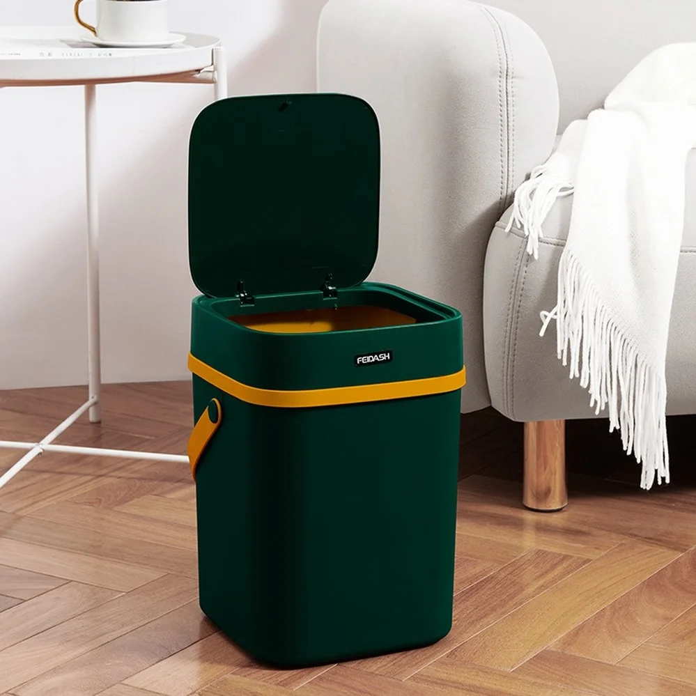 

Light Luxury Home Living Room Modern Press Large Capacity with Lid Trash Can