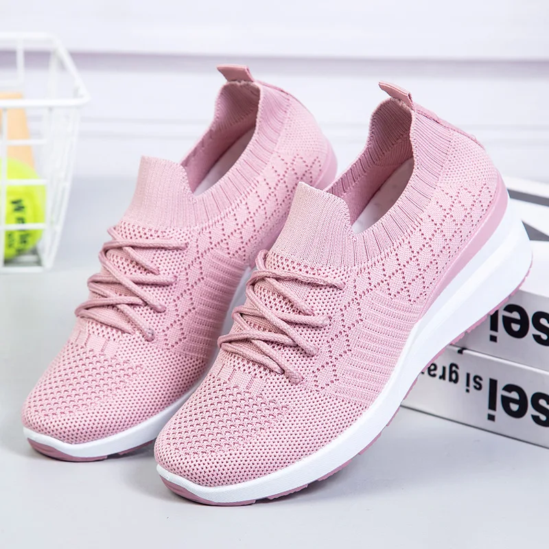 

New Women Flat Shoes Sneakers 2022 Spring Women Casual Shoes Breathable Comfort Trainers Women Zapatos De Mujer Tenis Feminino