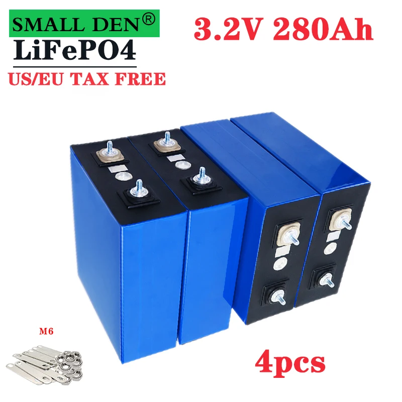 

New 3.2V 280ah 310Ah lifepo4 DIY 12V battery pack, applicable to RV solar storage system, duty-free in USA/EU