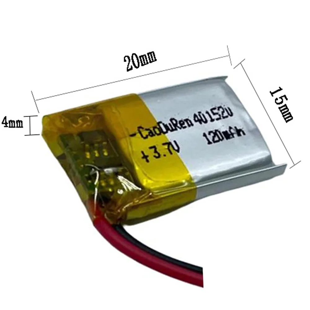 Аккумуляторная 3 7 В 120 мАч 401520 Литий-полимерный ионный аккумулятор для MP3 ЗАРЯДНОЕ