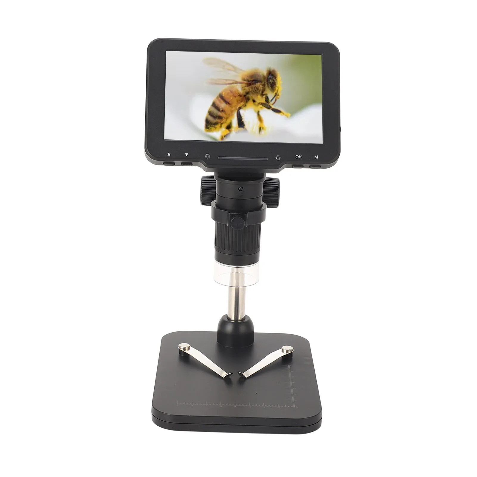 Цифровой электронный микроскоп 5in IPS экран 1080P HD монета лупа пайка USB камера 10X ‑
