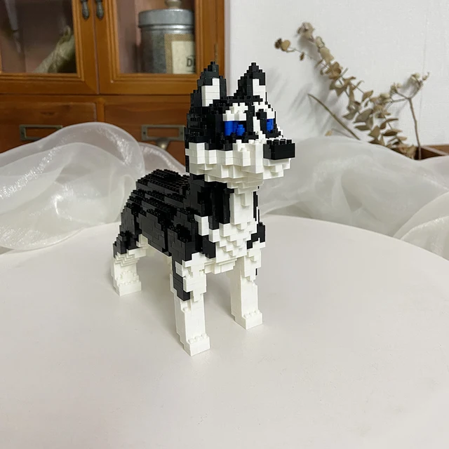 Dog Model Mini Building Block Toys Set for Kid 4
