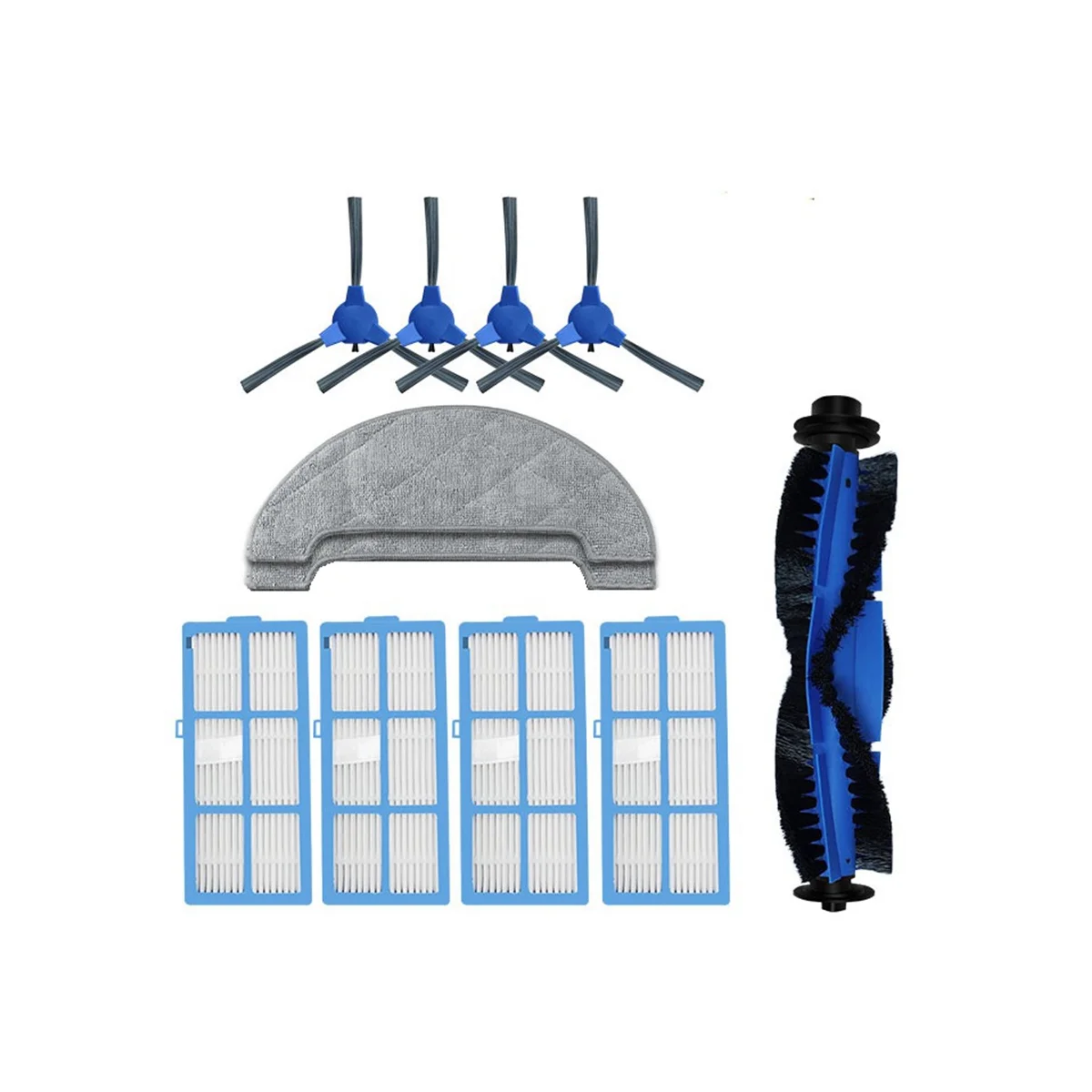 

Для Proscenic 850T / Ultenic D5/D5S Запчасти для роботизированного пылесоса Hepa Filter, Сменные аксессуары, Запасные Комплекты