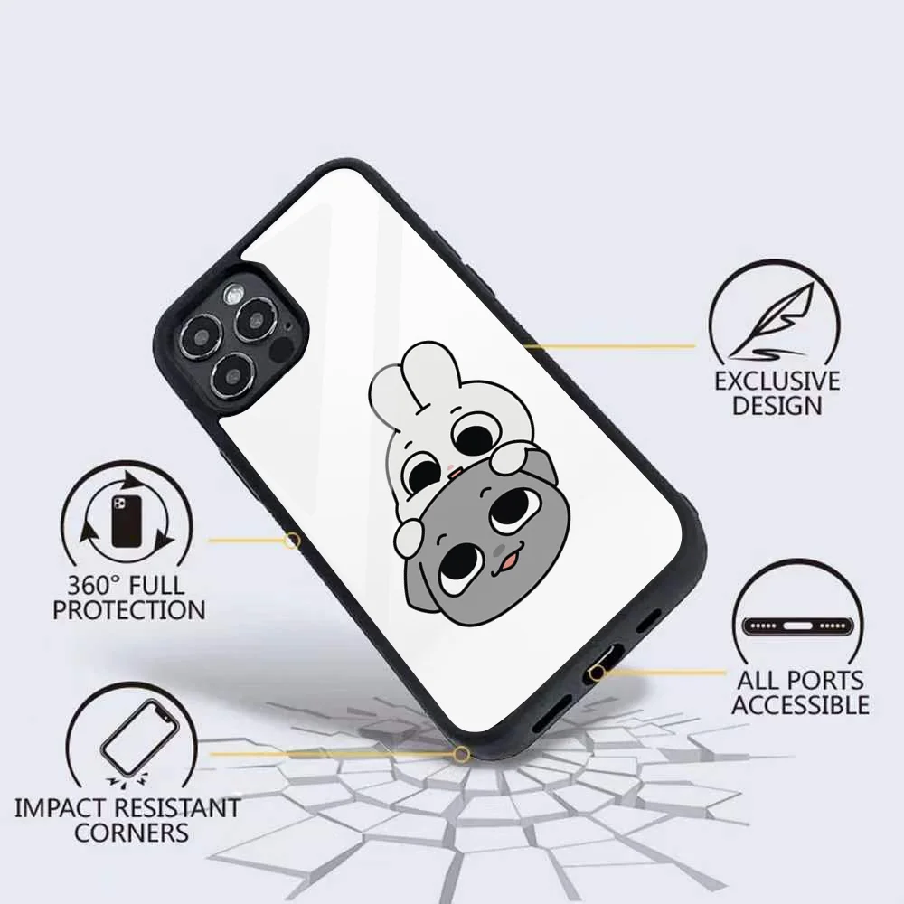 Kkamang Couple_2 чехол для телефона IPhone 15 14 13 Pro Max 11 12 Mini Alex Mirror Magsafe беспроводной зарядки