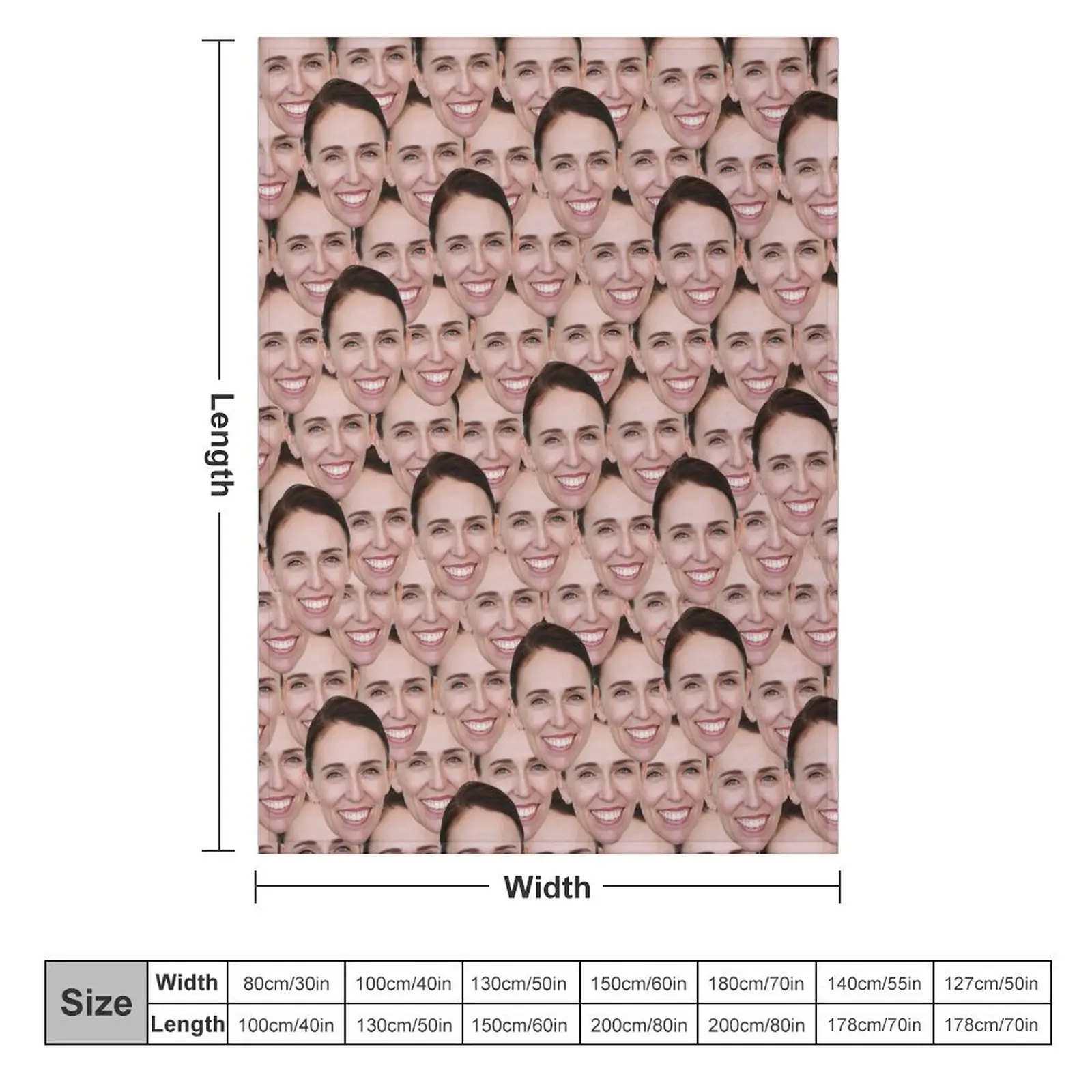 Одеяло Jacinda Ardern с принтом лица одеяло для дивана декоративное диванов термобелье