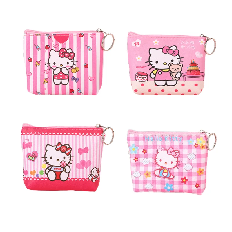 

Hello Kitty Coin Purse Sanrio Series Cartoon Mini Wallet Cute Kawaii Small Wallet Cute Hello Kitty Storage Bag Pendant for Girl