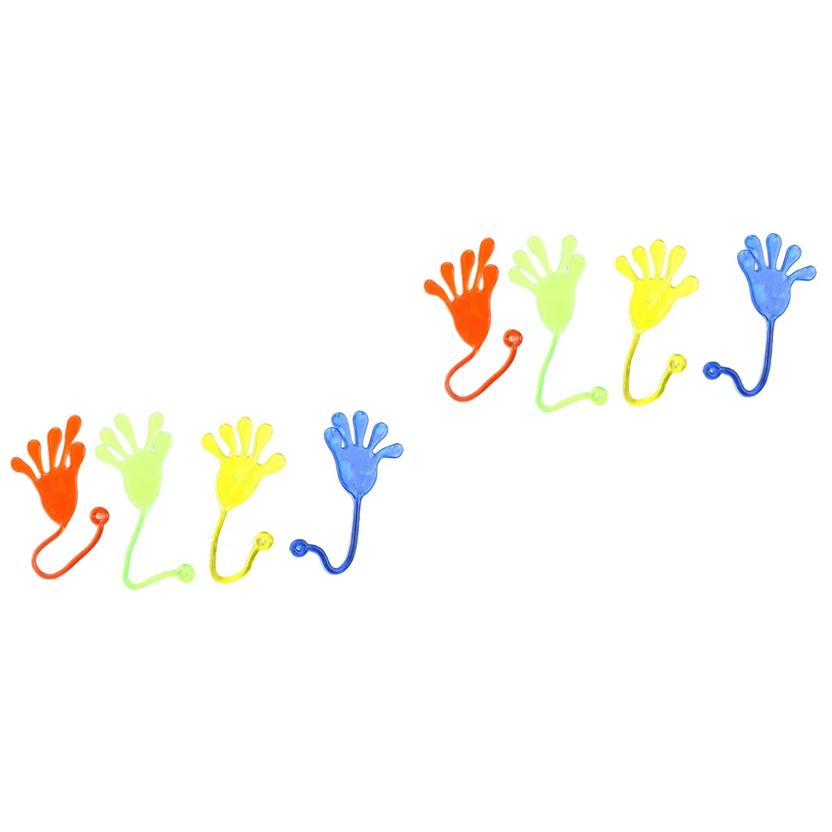 

36 pcs Sticky Hands Wacky Funny Stretchy Sticky Hands for Children Birthday Christmas Party Favors (Random Color)