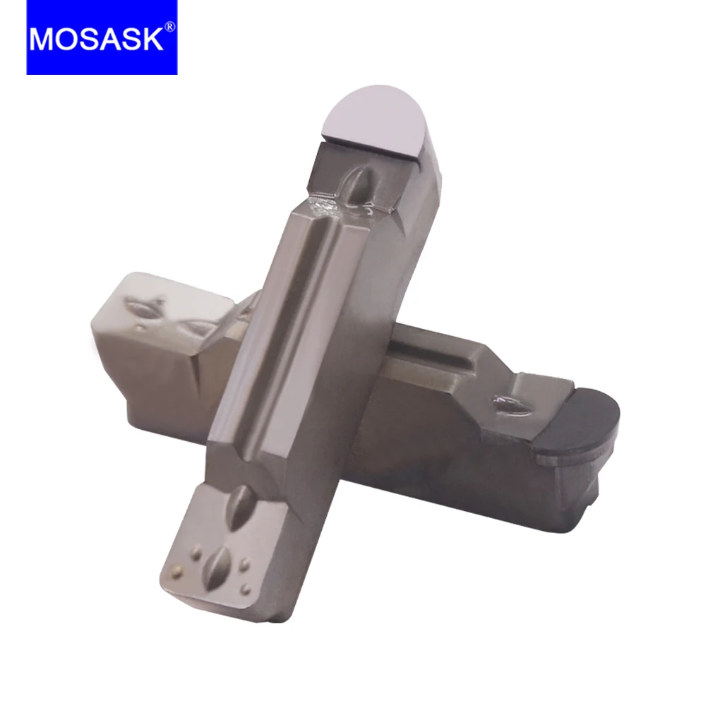 Фото MOSASK 10 шт. MRMN 200 300 400 500 600 токарный инструмент для CNC нержавеющей стали обработки алюминиевых режущих карбидных пластин №3