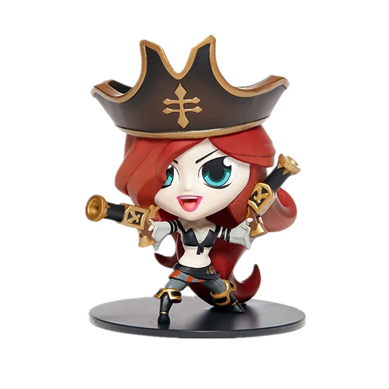 

League of Legends LOL Miss Fortune the Bounty Hunter Version Q Anime Figure Model Collecile Action Toys Gifts