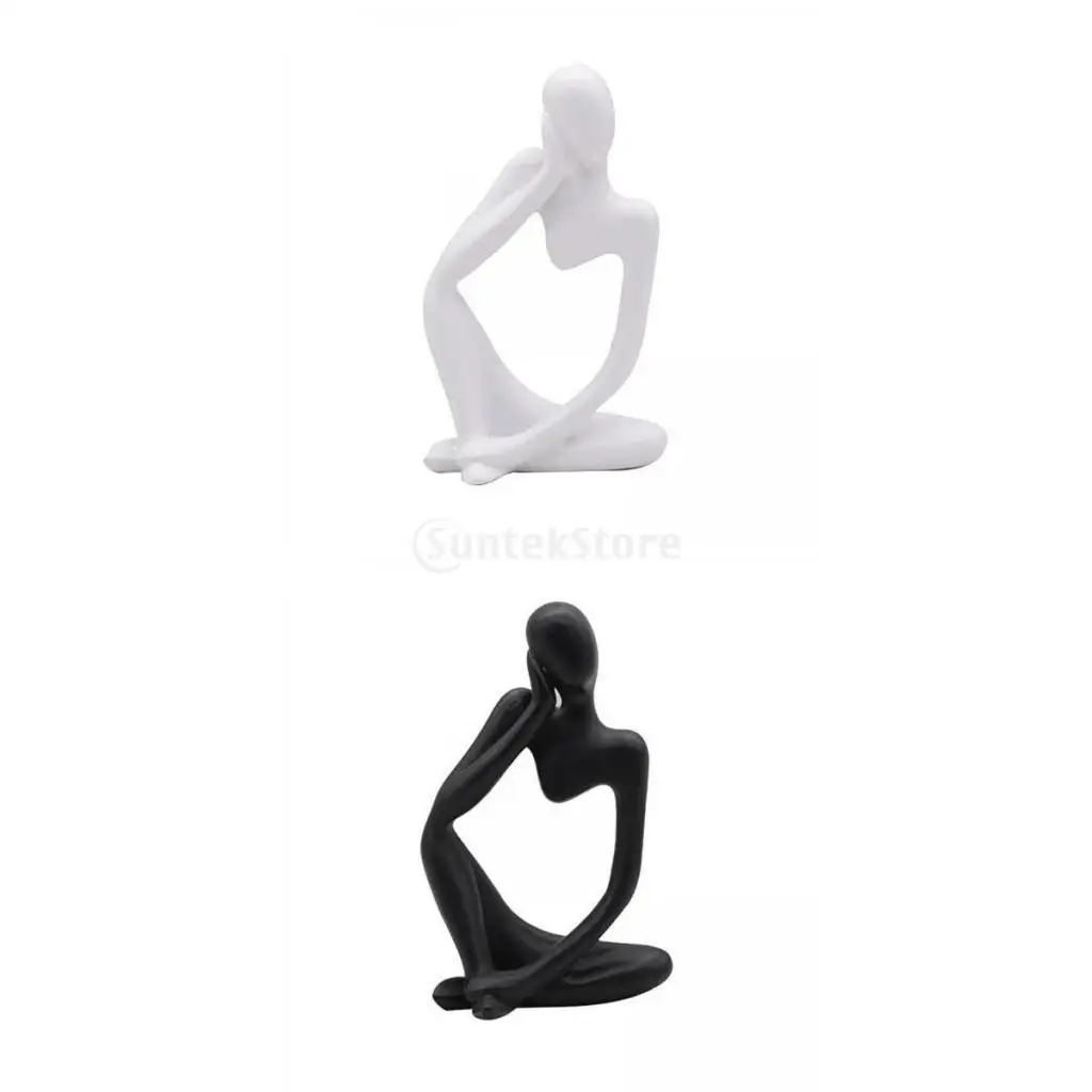 

2 шт. фигурка фигурки истончика домашние статуи современный декор для книжного шкафа