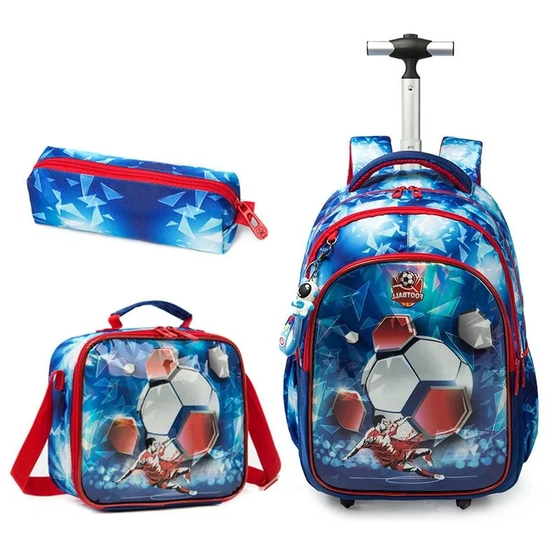 Школьный рюкзак с колесиками на колесиках для детей сумка мальчиков школьные