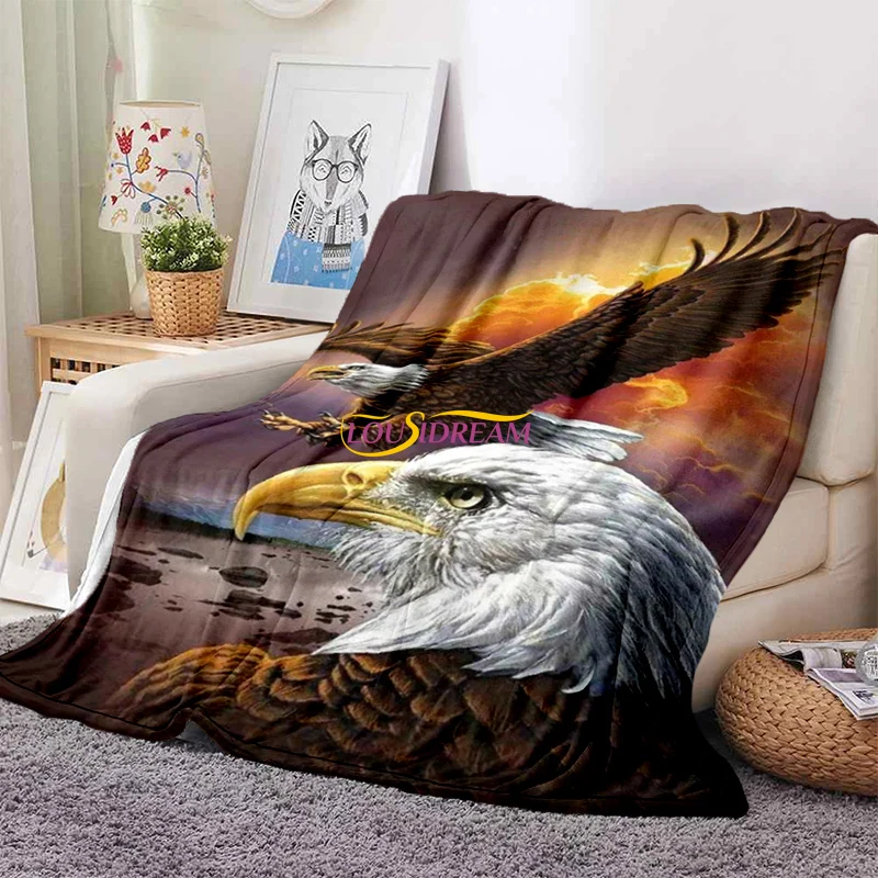 

Owl Eagle Soft Throw Blanket Throw Blanket Soft Cartoon Printed Bedspread Bedspread Sofa Gift Tv Blanket Sofa Blanket Bedding