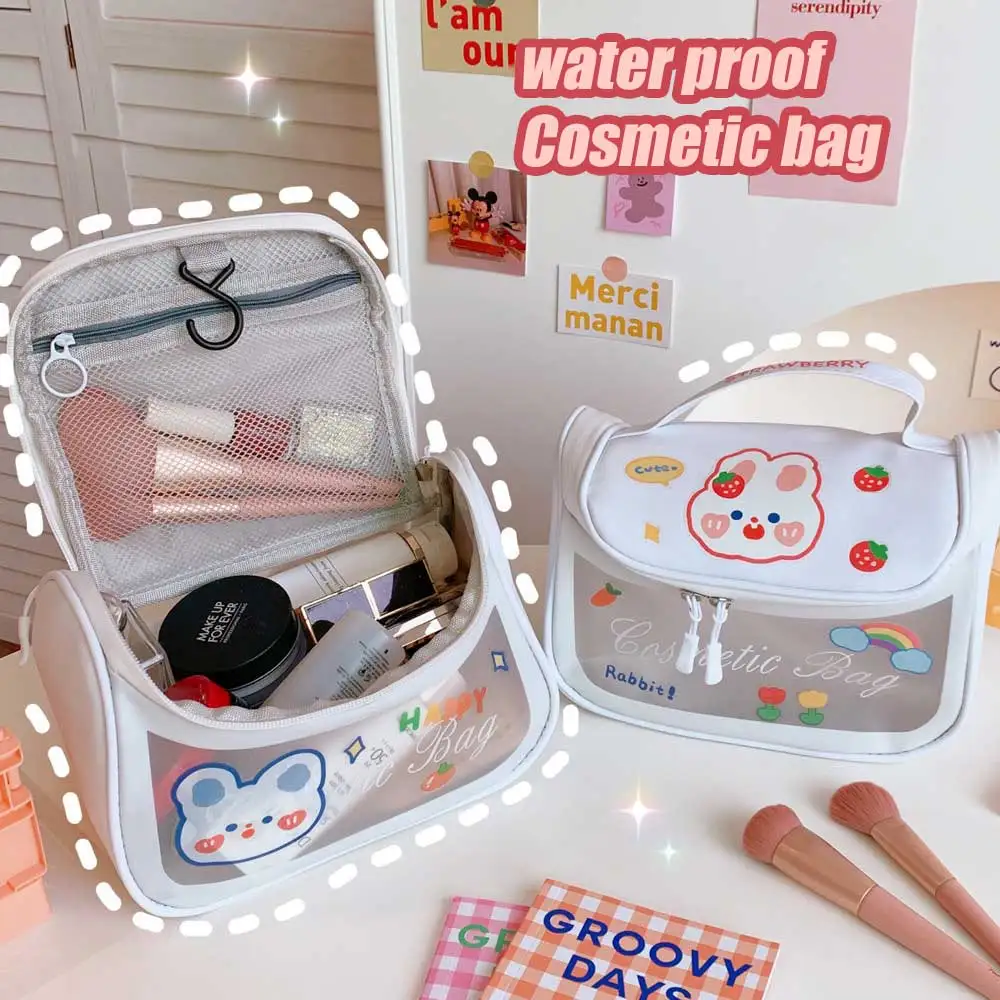 

Kawaii Storage Bag Large-capacity Cosmetic Bag Female Portable Portable High-level Travel Storage Bag Wash Bag Home Organizer