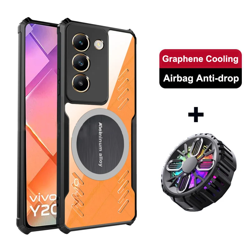 Для Vivo Y200E 5G Графеновый чехол с вентиляционным отверстием для Y200e дышащий +