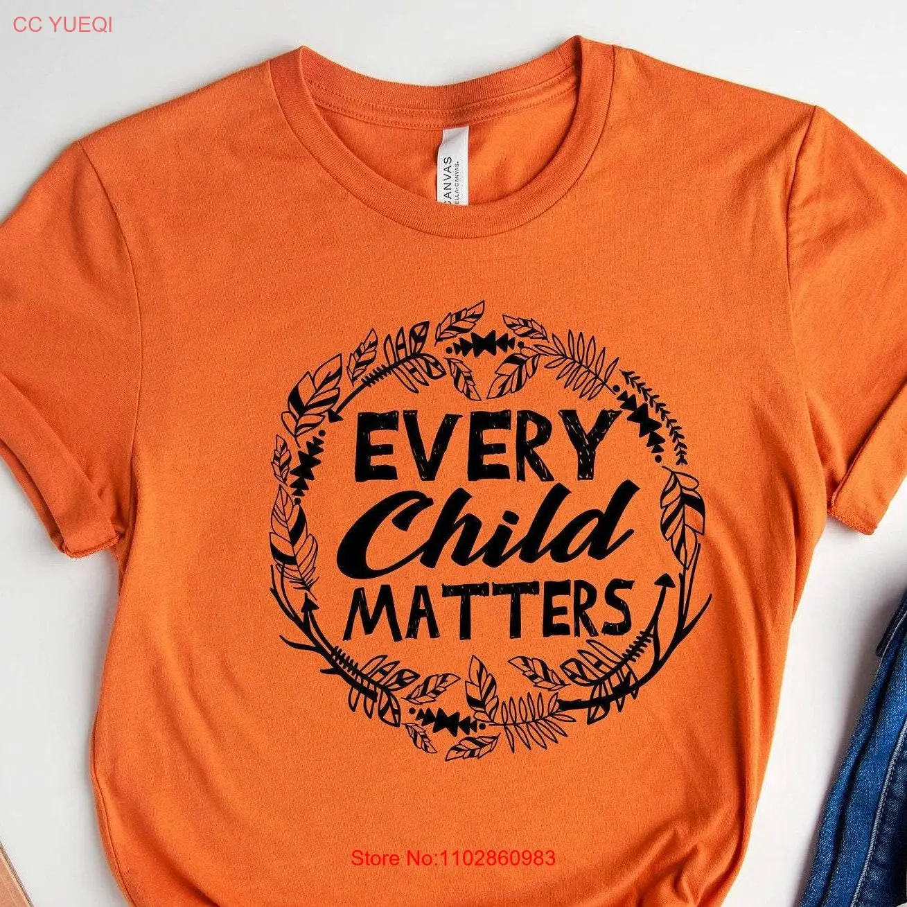 Футболка SweaT &quotДень оранжевого цвета каждые ребенок имеет значение&quot