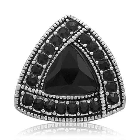 Черные металлические застежки-кнопки для браслетов