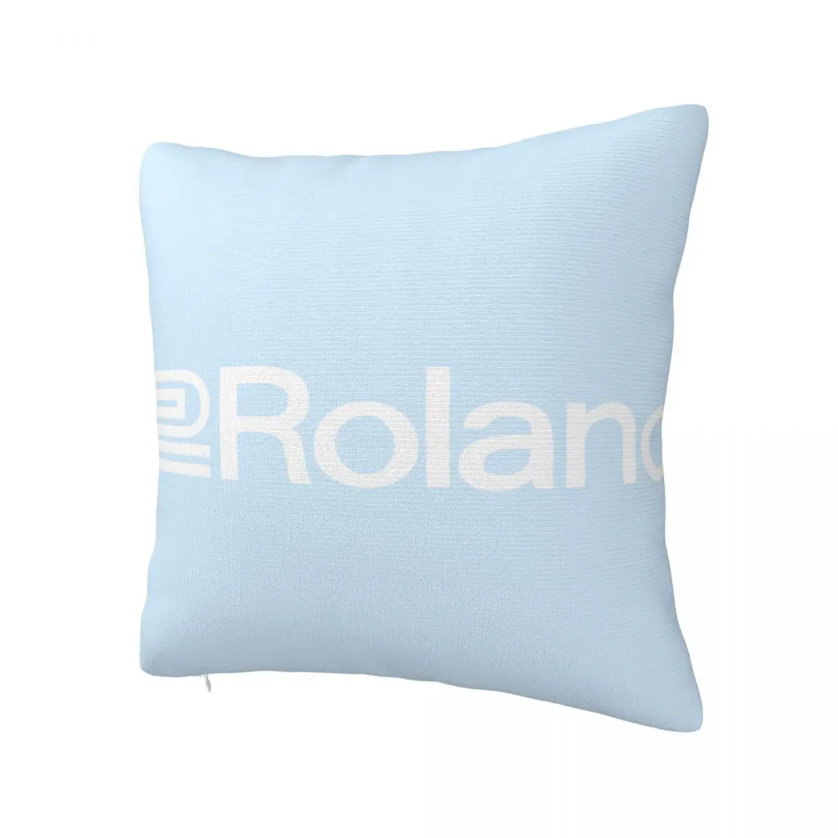 Черная подушка с логотипом пианино искусственная чехол на молнии задняя Roland