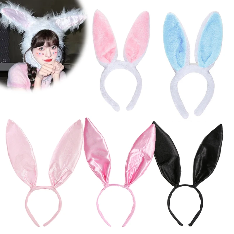 

Hat with Ears Girls Women Winter Plush Rabbit Bunny Ears Headgear Hat Cute Earflap Cap Warm Head Warmer Winter Hat Girls Beanie