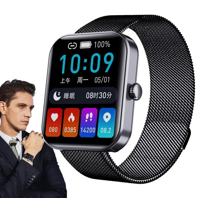 

New Blood Sugar Smart Watch Men Heart Rate Blood Pressure Monitor Sport Fitness Bracelet Smartwatch Women Glucometer Watch