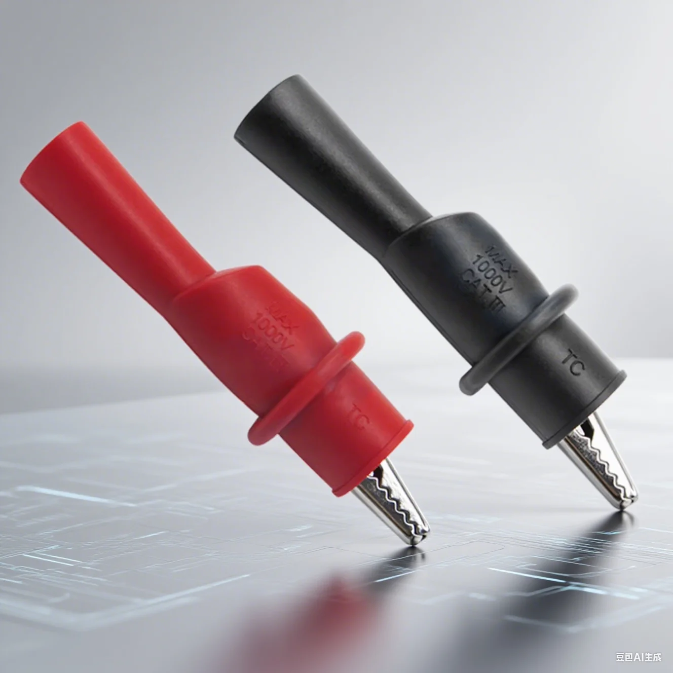 

Пара зажимов «крокодил» HpLive 10 мм 1000 В 10 А