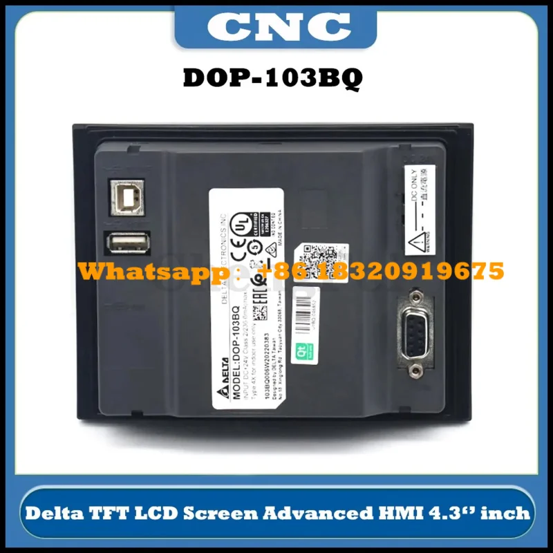 Фото Сенсорный экран HMI с ЧПУ Delta DOP-103BQ 4,3 дюйма 480*272, дисплей интерфейса человеческой машины, замена DOP-B03S210 DOP-B03S211 №5